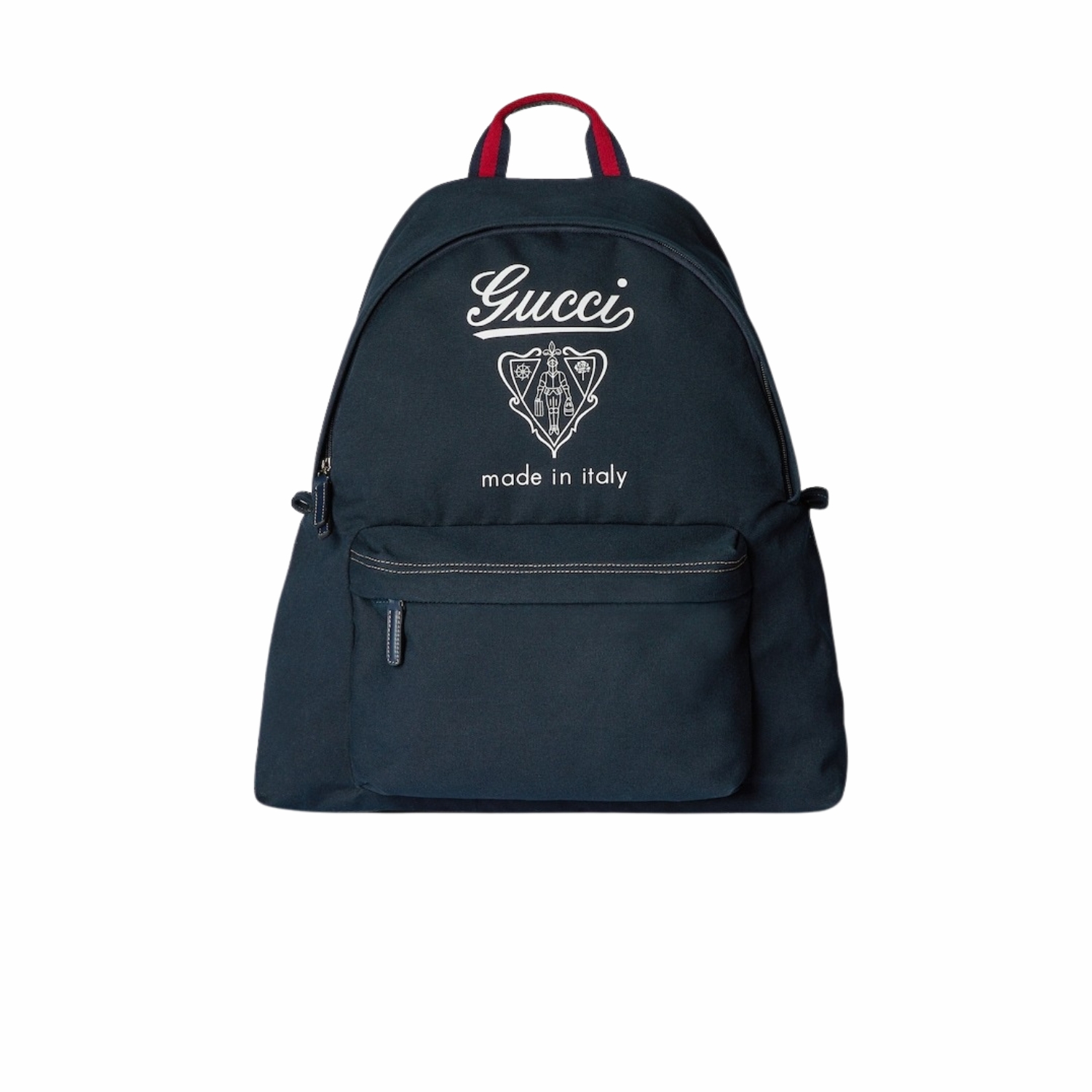 Gvc*1 Medium Printed Canvas Backpack Dark Blue For Men 16.5in/42cm 821643 FAD79 4045