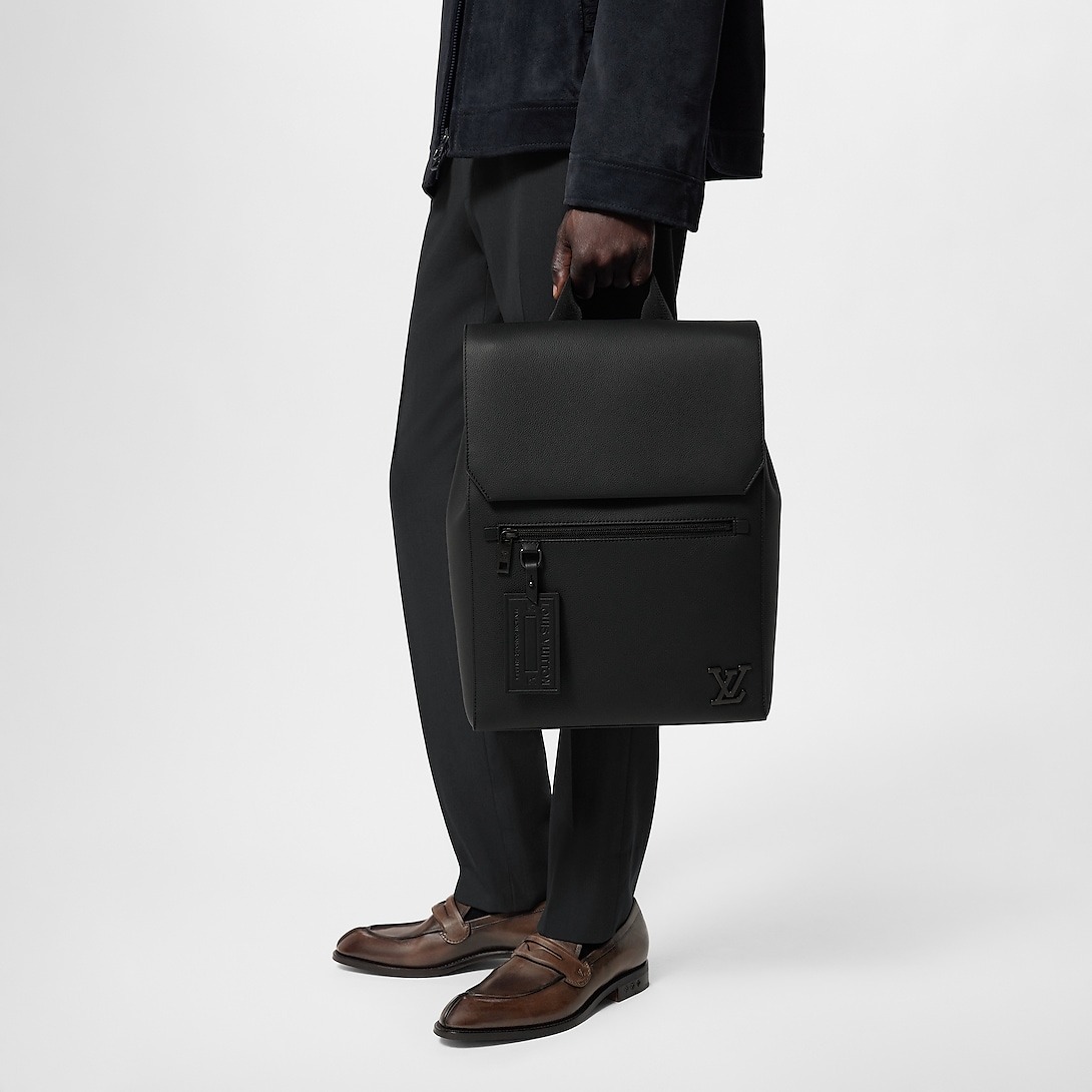 [True-to-ORIGINAL] L0vis Vvtt0n Fastline Backpack Black For Men 11.8in/30cm M21367