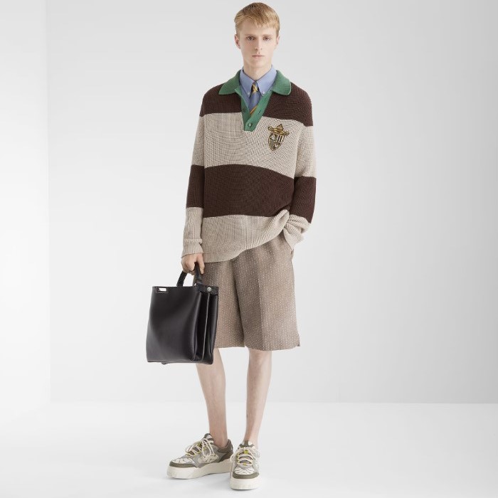 F**di Force Sneakers White And Green For Men 7E1728AU21F1RSW