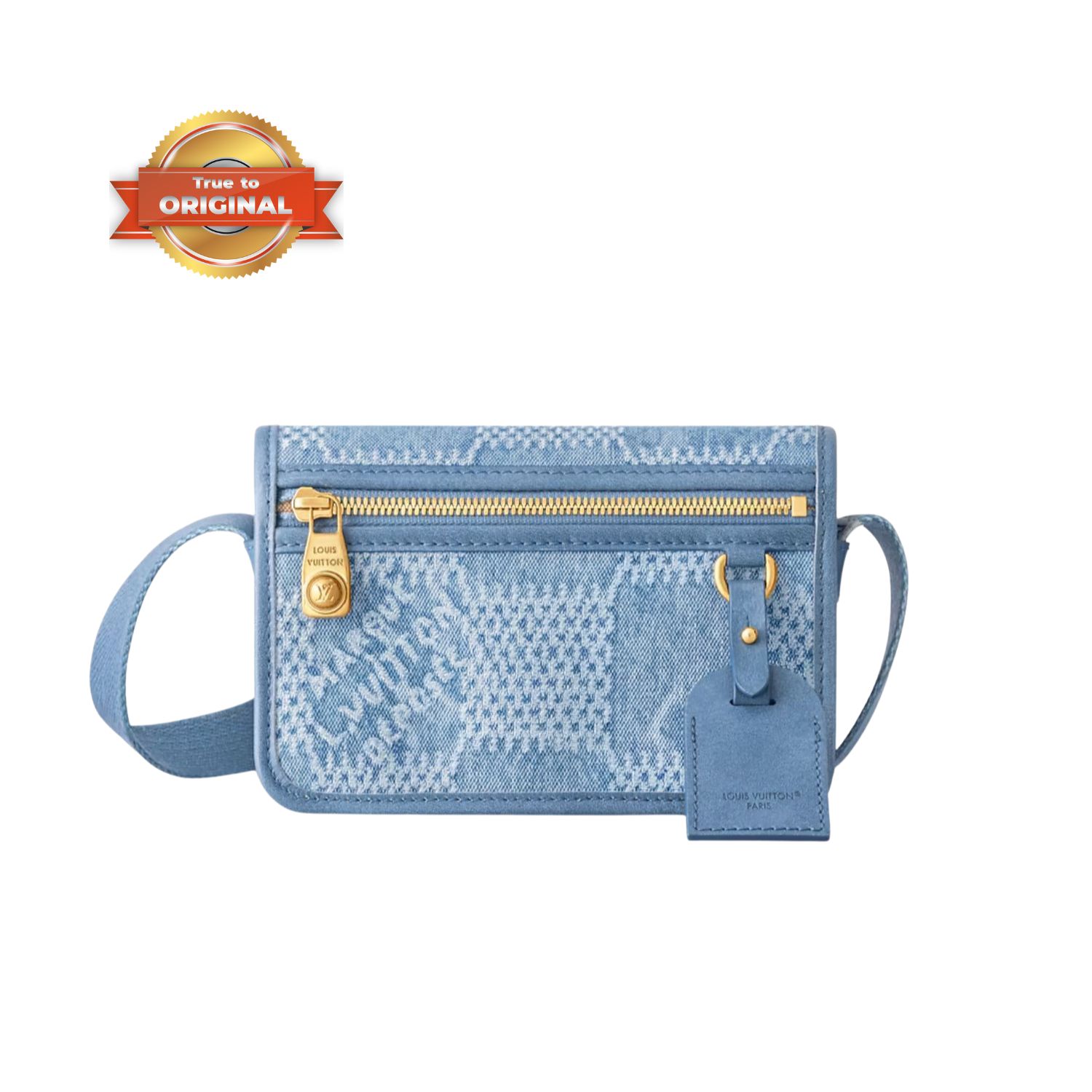 [True-to-ORIGINAL] L0vis Vvtt0n Bosphore Wearable Wallet Blue For Men 19cm/7.5in – N00210