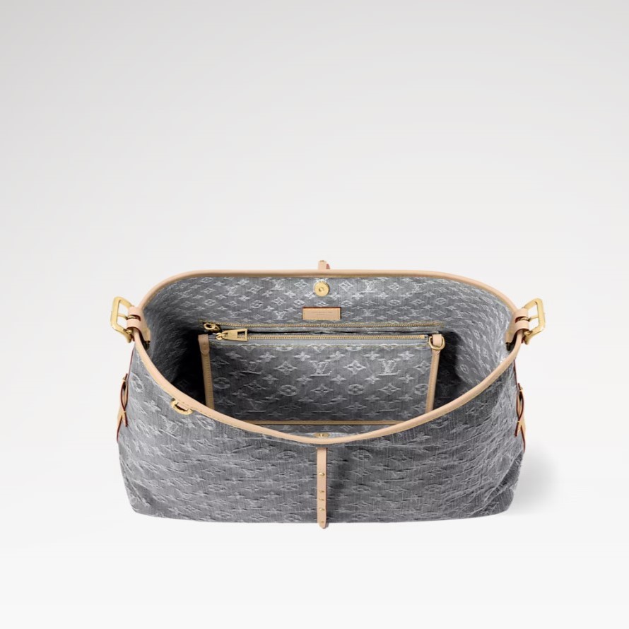 L0vis Vvtt0n CarryAll MM Washed Gray For Women 15.4in/39cm M13289