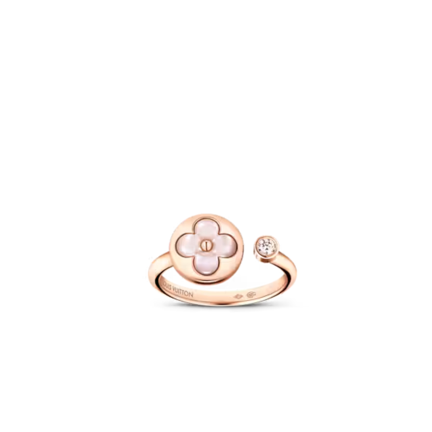 L0vis Vvtt0n Color Blossom Mini Sun Ring Pink-Toned For Women Q0S21A