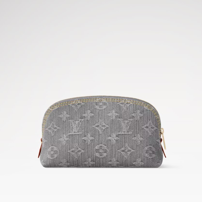 L0vis Vvtt0n Cosmetic Pouch PM Cloudy Gray For Women 7.5in/19cm M13751