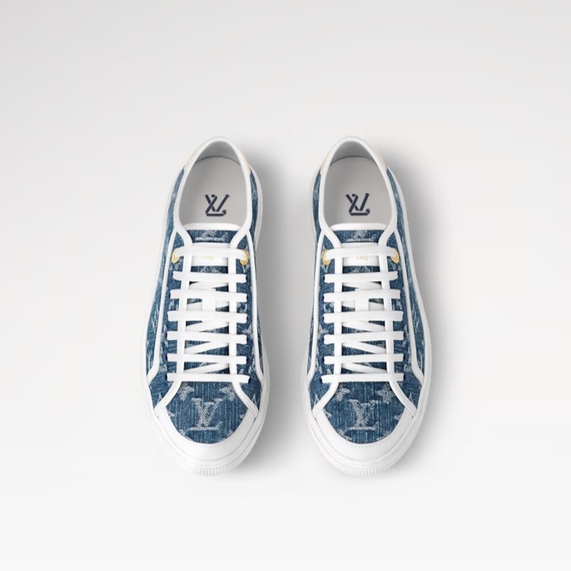 L0vis Vvtt0n LV Lagoon Sneaker Blue For Women 1AGYG4