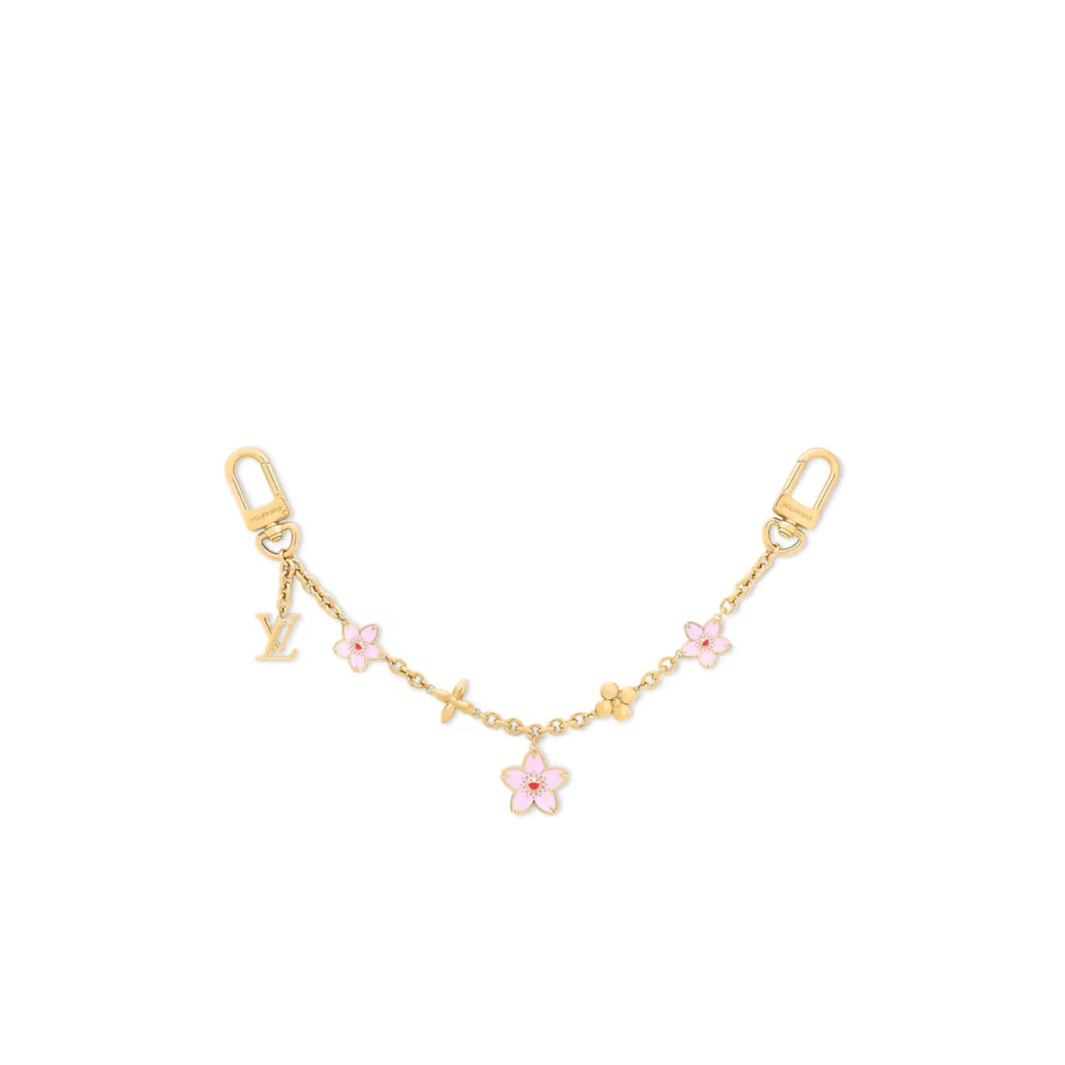 L0vis Vvtt0n LV x TM Cherry Blossom Bag Chain For Women M02540