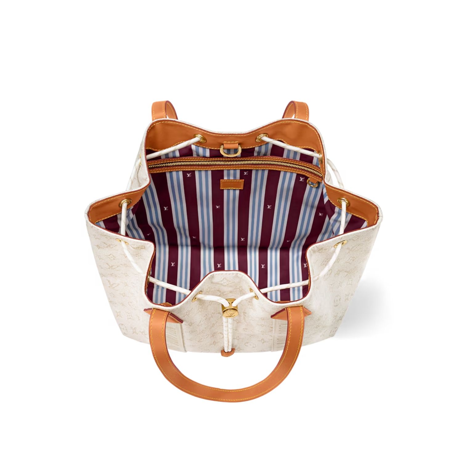 L0vis Vvtt0n Marina Tote Bag Off-White For Men 49cm/19in – M14652