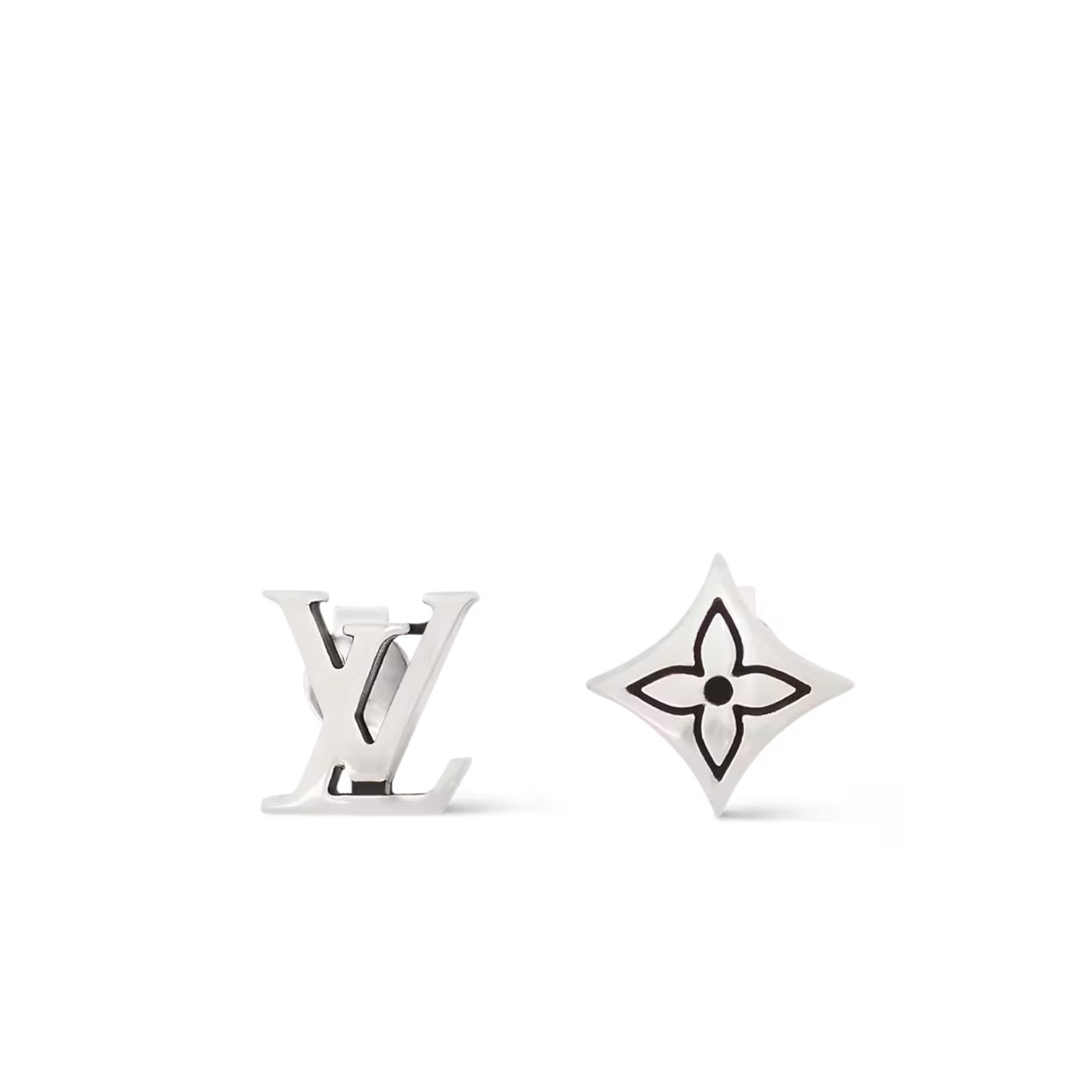 L0vis Vvtt0n Sailor Earrings Silver-Toned – M02749