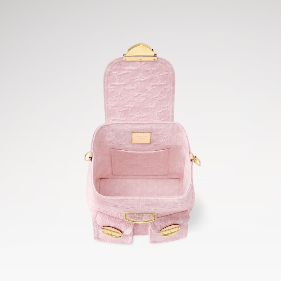 L0vis Vvtt0n Venice Backpack Washed Pink For Women 9.4in/24cm M13031