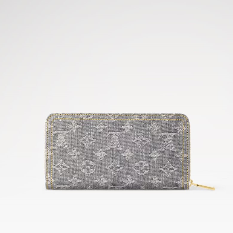 L0vis Vvtt0n Zippy Wallet Washed Gray For Women 7.7in/19.5cm M13214