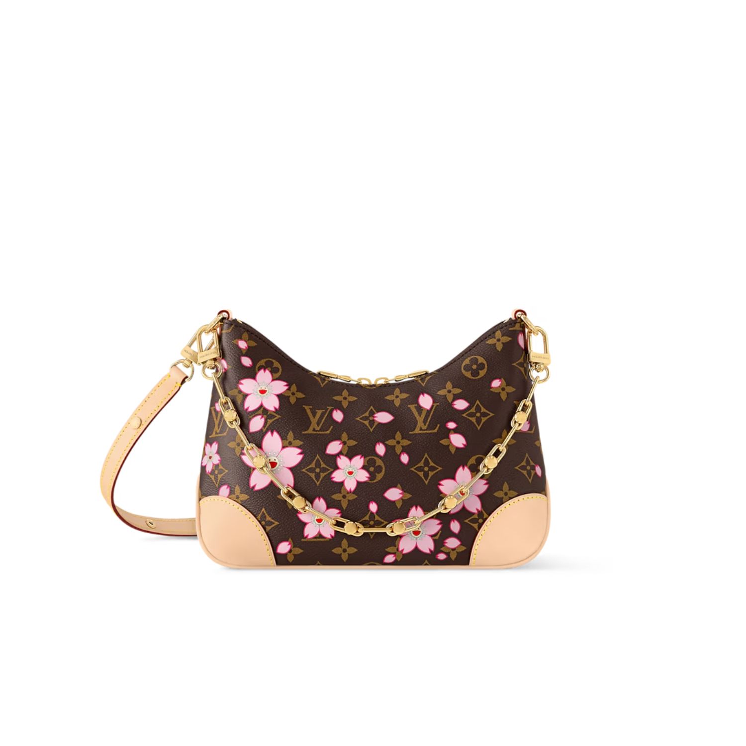 L0vis Vvtt0n LV x TM Boulogne PM Sakura Brown For Women 29cm/11in – M13265