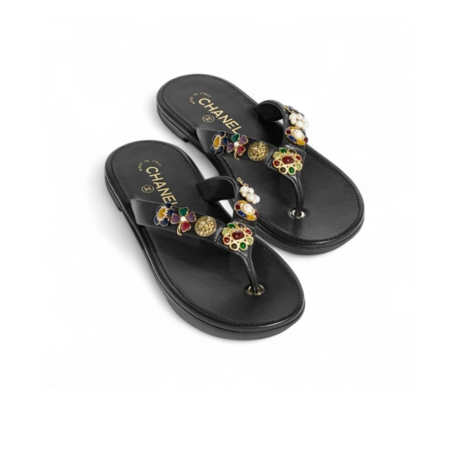 Ch**el Thongs Black For Women G46304-B19711-94305