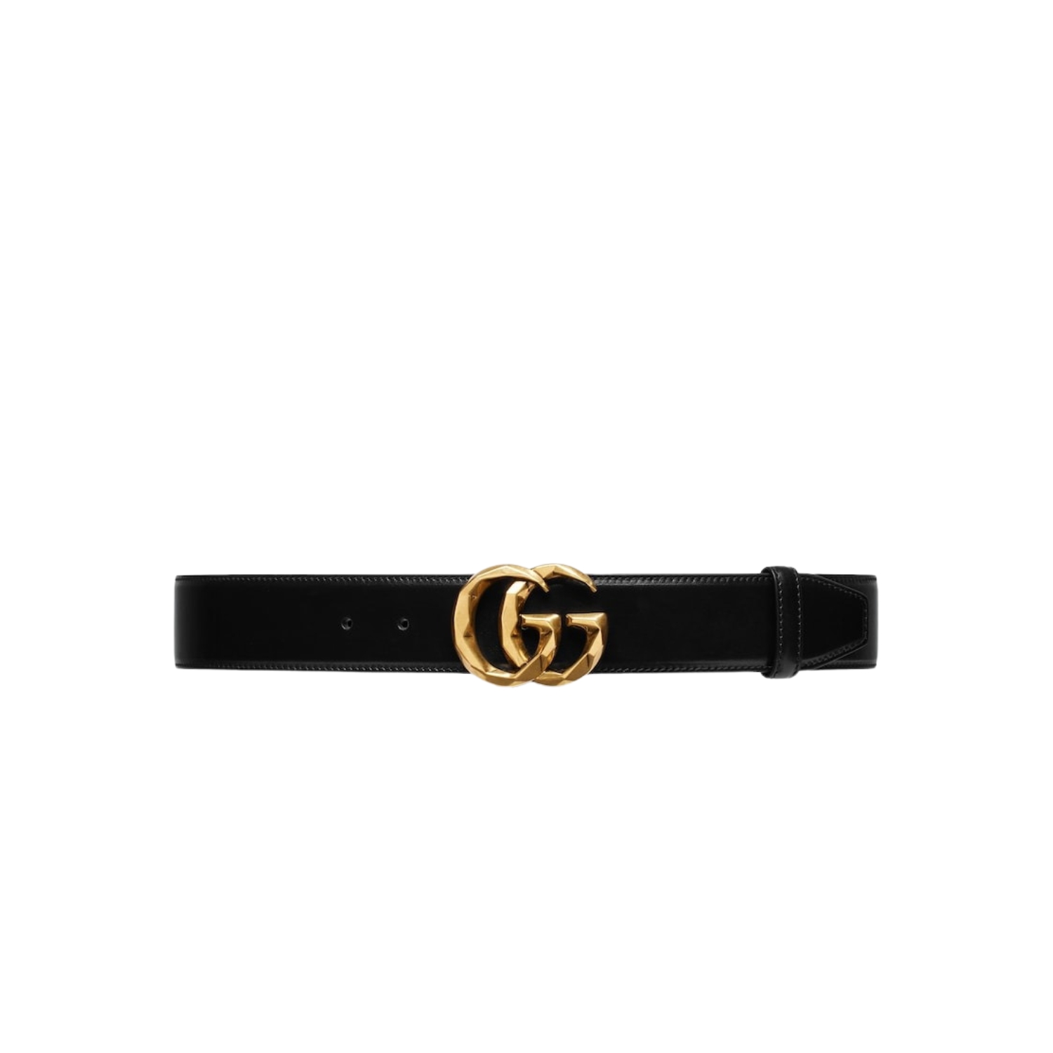 Gvc*1 GG Marmont Wide Belt 40mm Black For Men 795526 0AAAR 1000