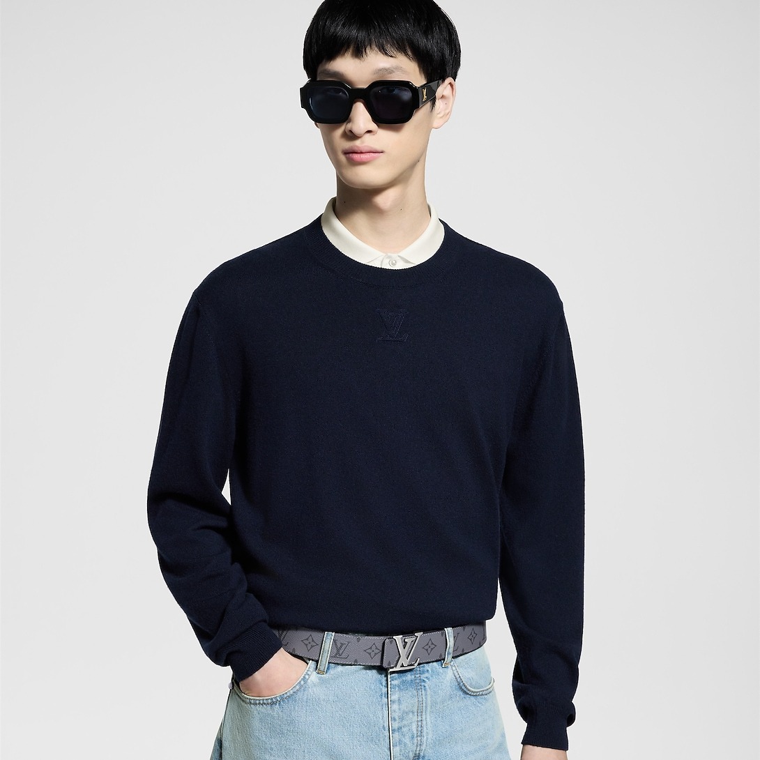 L0vis Vvtt0n LV Initiales 40mm Reversible Belt Monogram Eclipse For Men M0285T