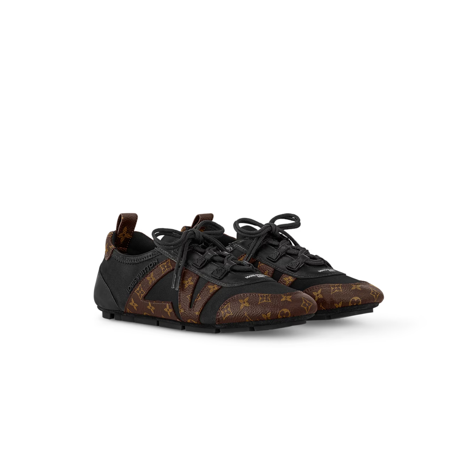 L0vis Vvtt0n LV Sneakerina Black For Women 1AHNDI