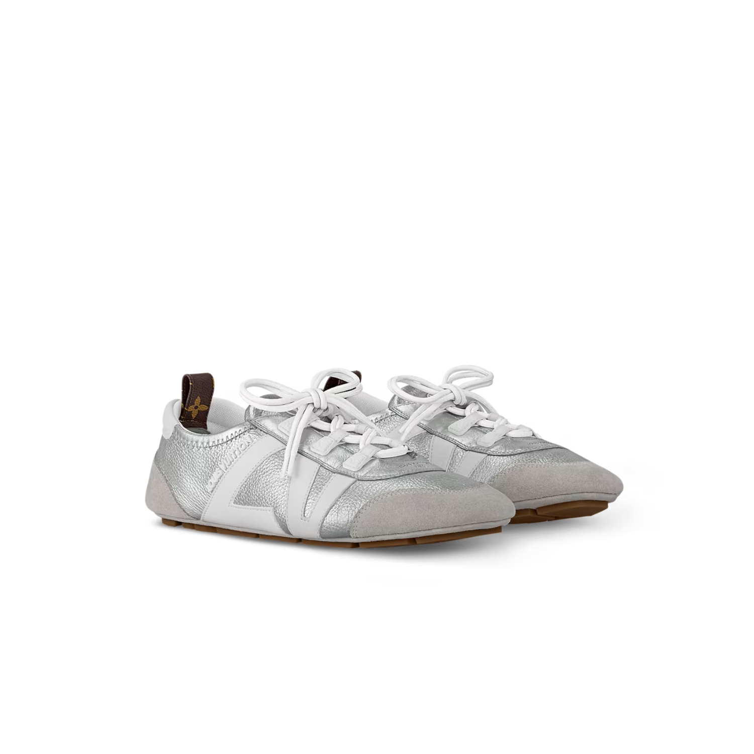 L0vis Vvtt0n LV Sneakerina Silver For Women 1AHOJD