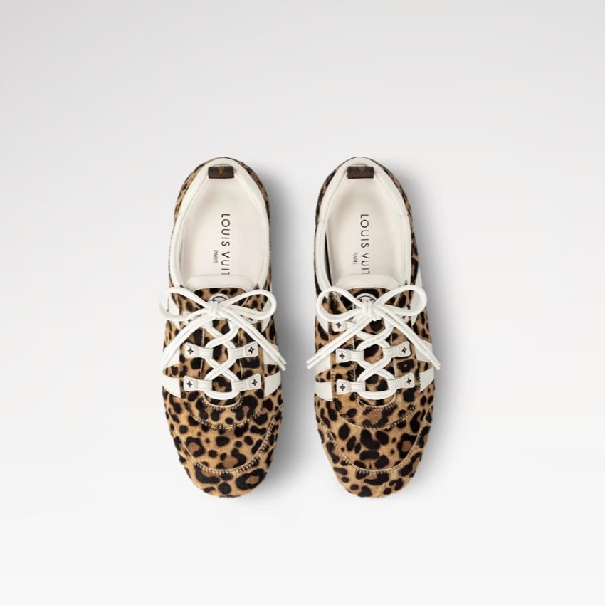 L0vis Vvtt0n LV Sneakerina Brown For Women 1AICSQ