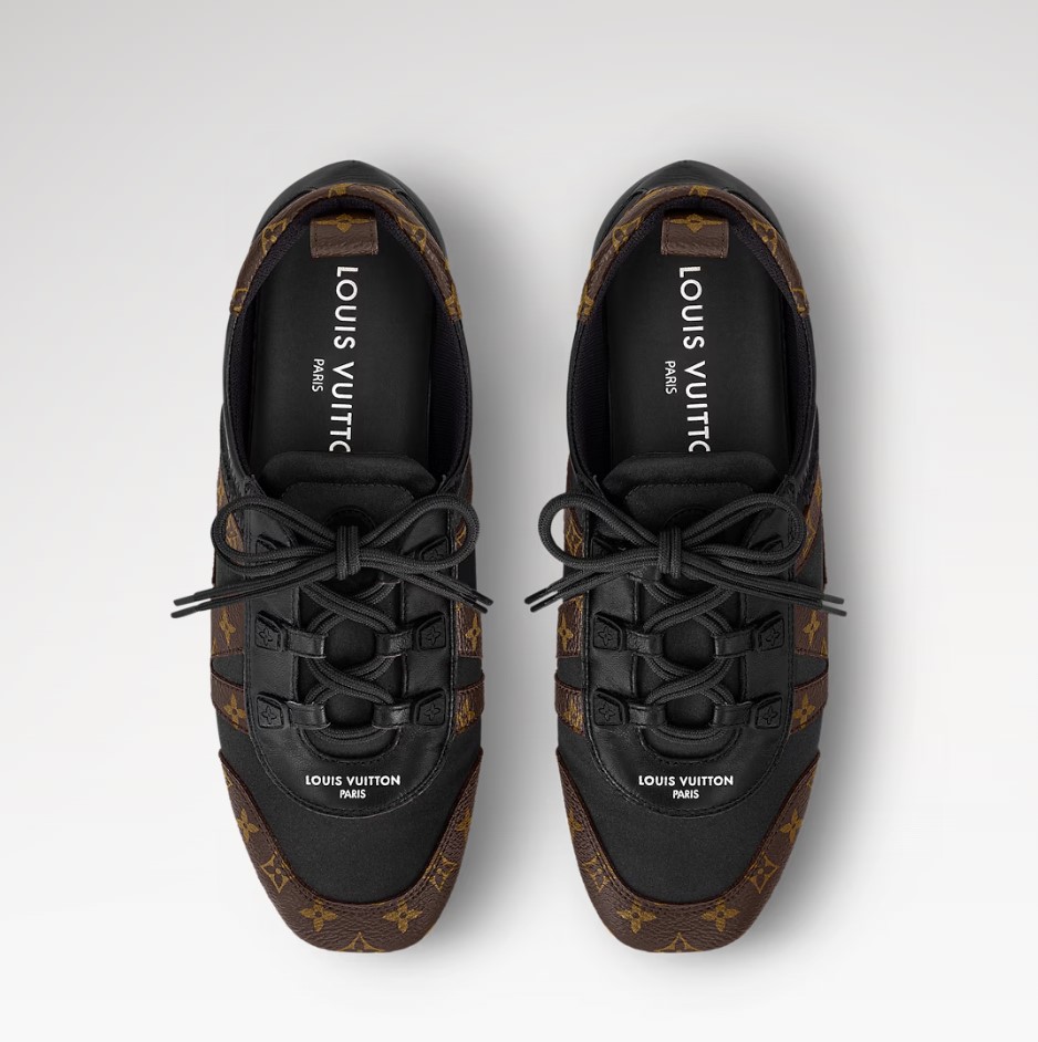 L0vis Vvtt0n LV Sneakerina Black For Women 1AHNDI