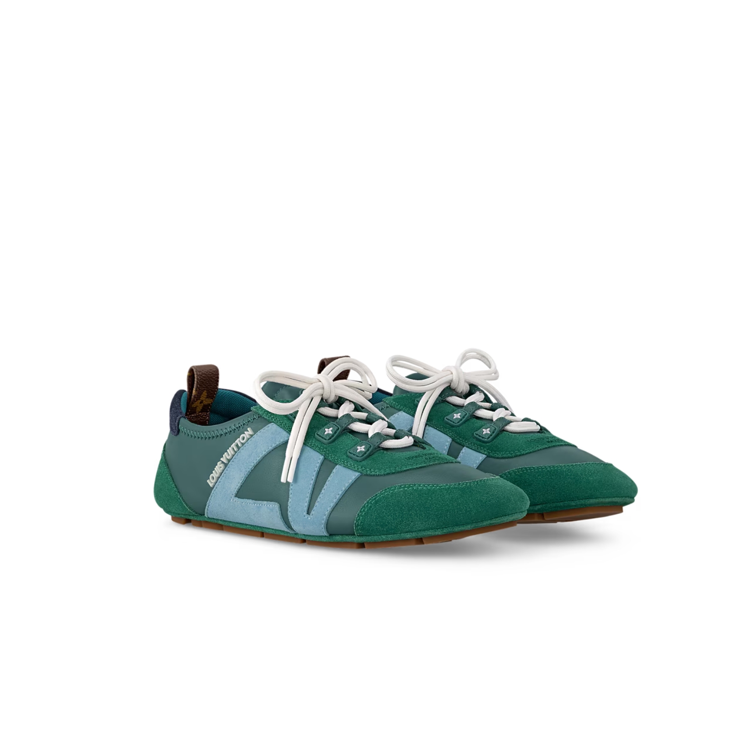 L0vis Vvtt0n LV Sneakerina Green For Women 1AHNDW