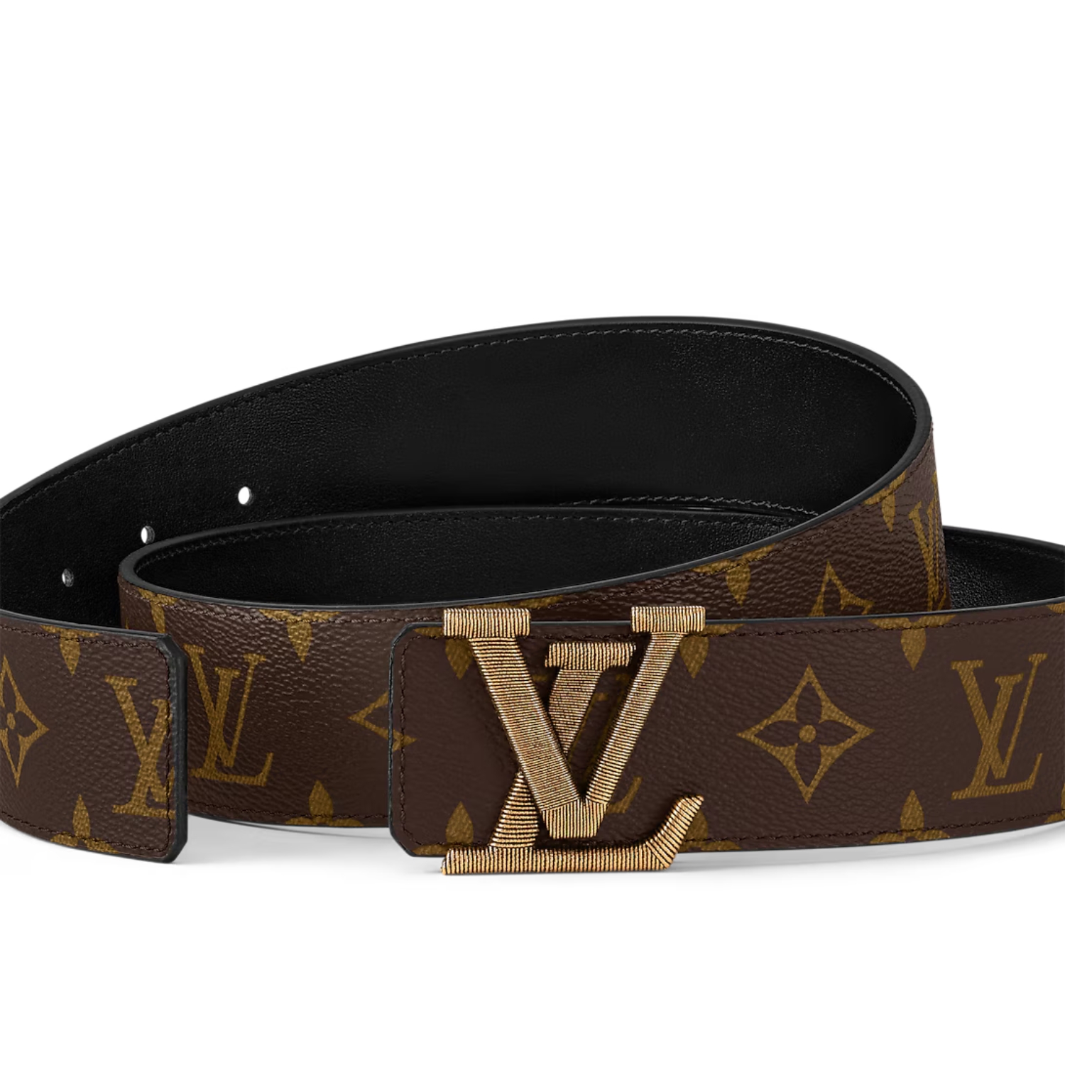 L0vis Vvtt0n LV Stitch 40mm Reversible Belt Monogram For Men M8582U