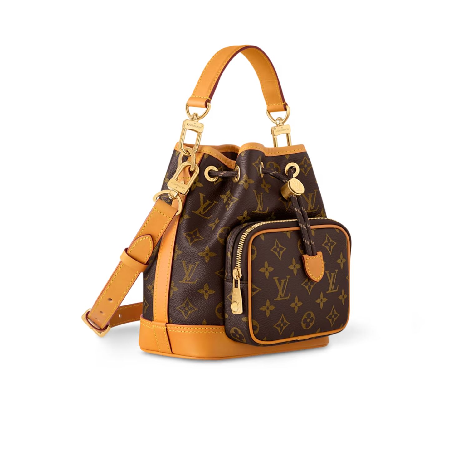 L0vis Vvtt0n Noé Cargo Bag Monogram Brown For Men 22cm/8.7in – M14017