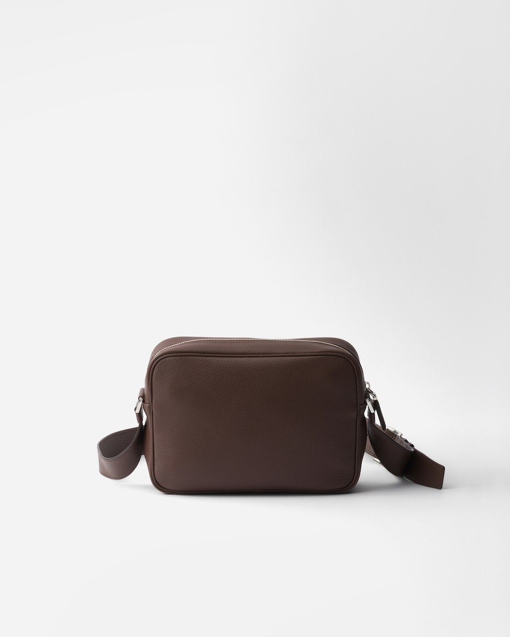 Pra*a Leather Shoulder Bag Sienna For Men 25cm/9.8in – 2VH189_2BBE_F0038_V_OOO