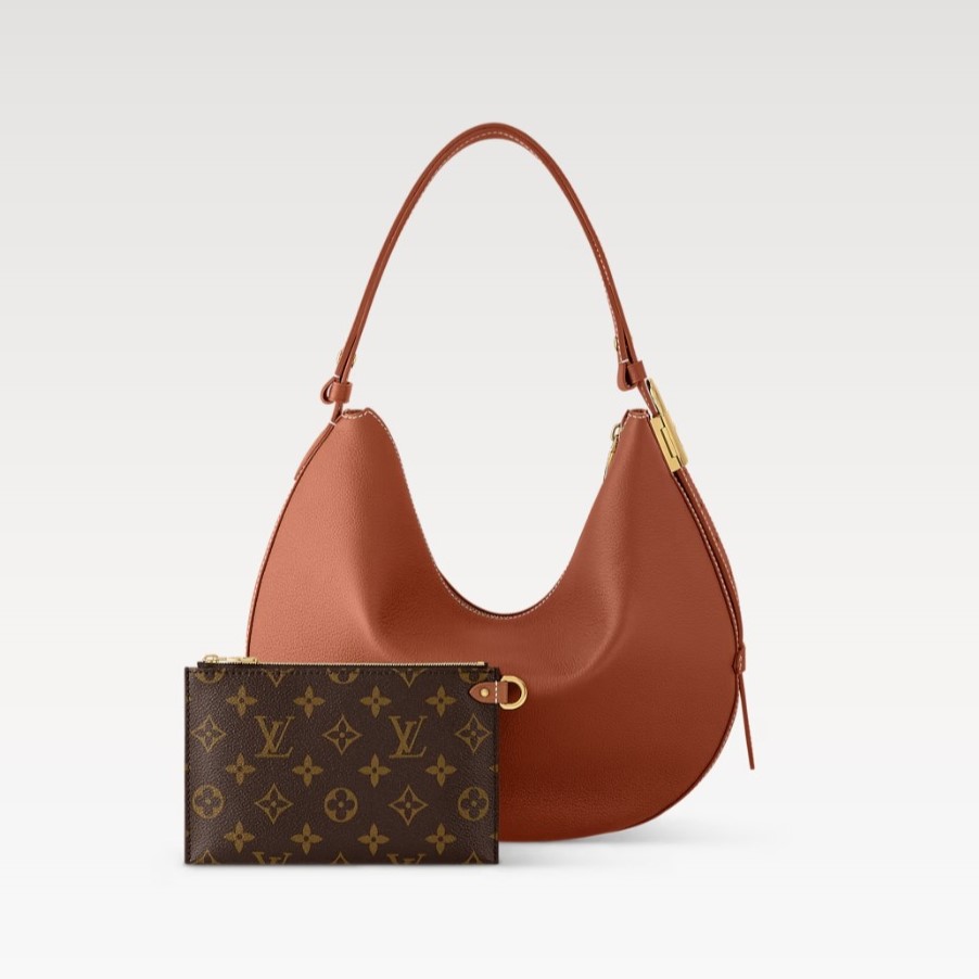 L0vis Vvtt0n Low Key Cookie MM Cognac For Women 12.6in/32cm M14642