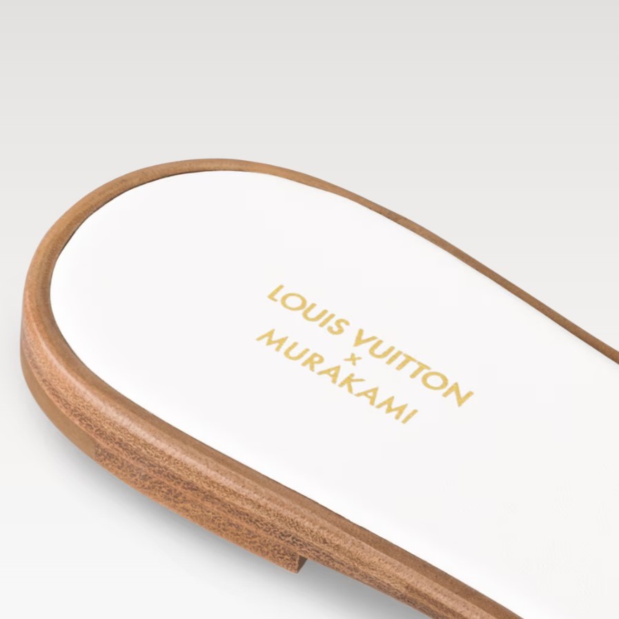 L0vis Vvtt0n LV x TM Lily Flat Mule White For Women 1AHM34