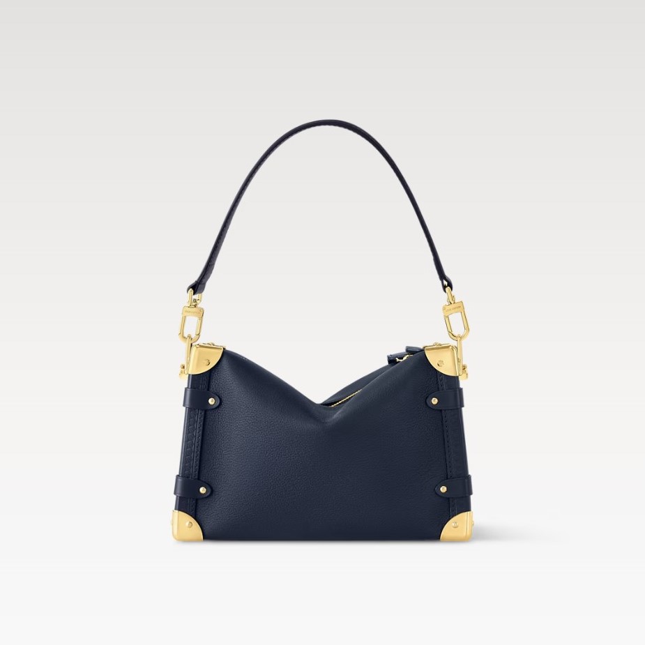 L0vis Vvtt0n Side Trunk MM Navy For Women 9.3in/23.5cm M15226