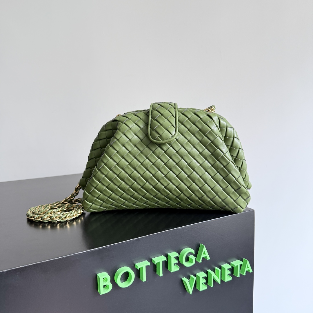 [True-to-ORIGINAL] B0tt*ga Ven*ta Small Lauren 1980 Matcha For Women 27cm/10.6in