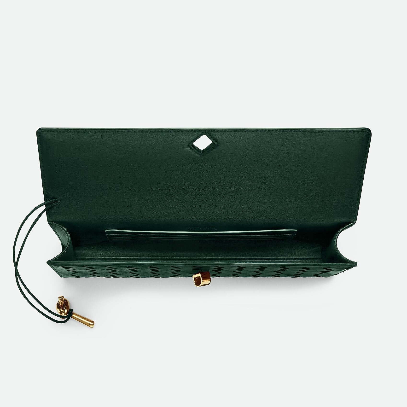 B0tt*ga Ven*ta Andiamo Clutch Emerald Green For Women 31cm/12.2in 741511VCPP33050