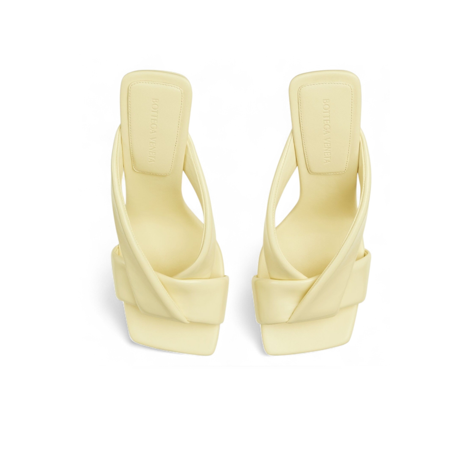 B0tt*ga Ven*ta Riva Mule High Heel Camomile For Women 827612V3H907138