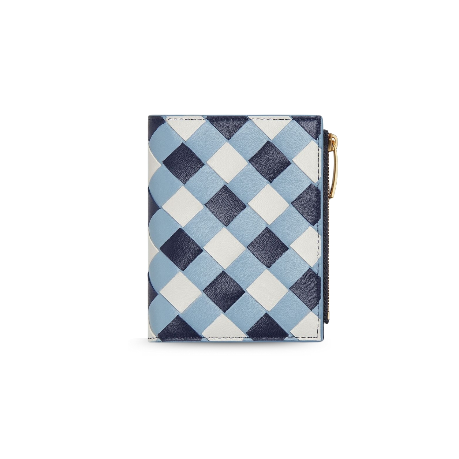 B0tt*ga Ven*ta Small Bi-Fold Wallet Ice/White For Women 9cm/3.5in 742330V5QI14150