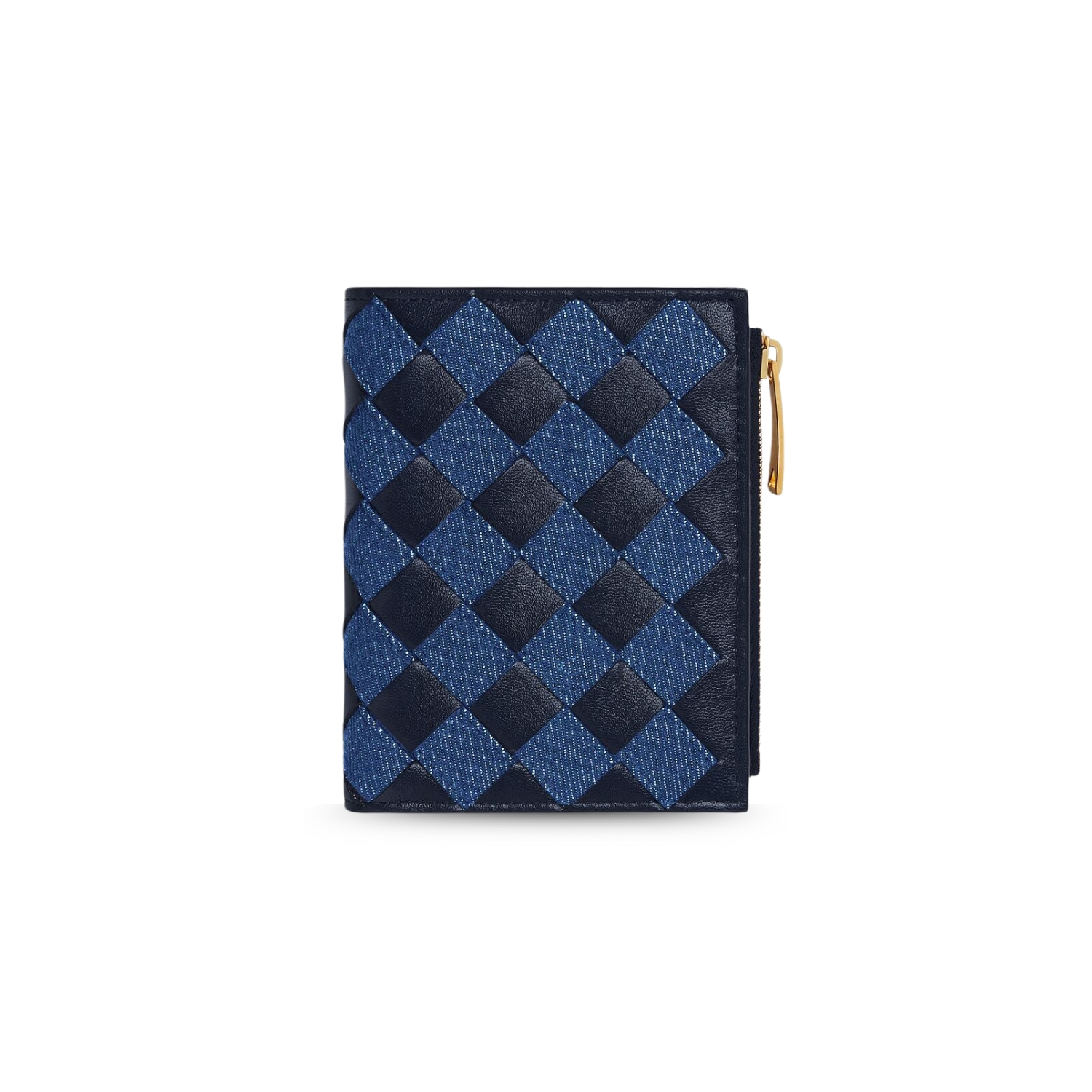 B0tt*ga Ven*ta Small Bi-Fold Wallet Abyss/Indigo For Women 9cm/3.5in 797006V48V34164