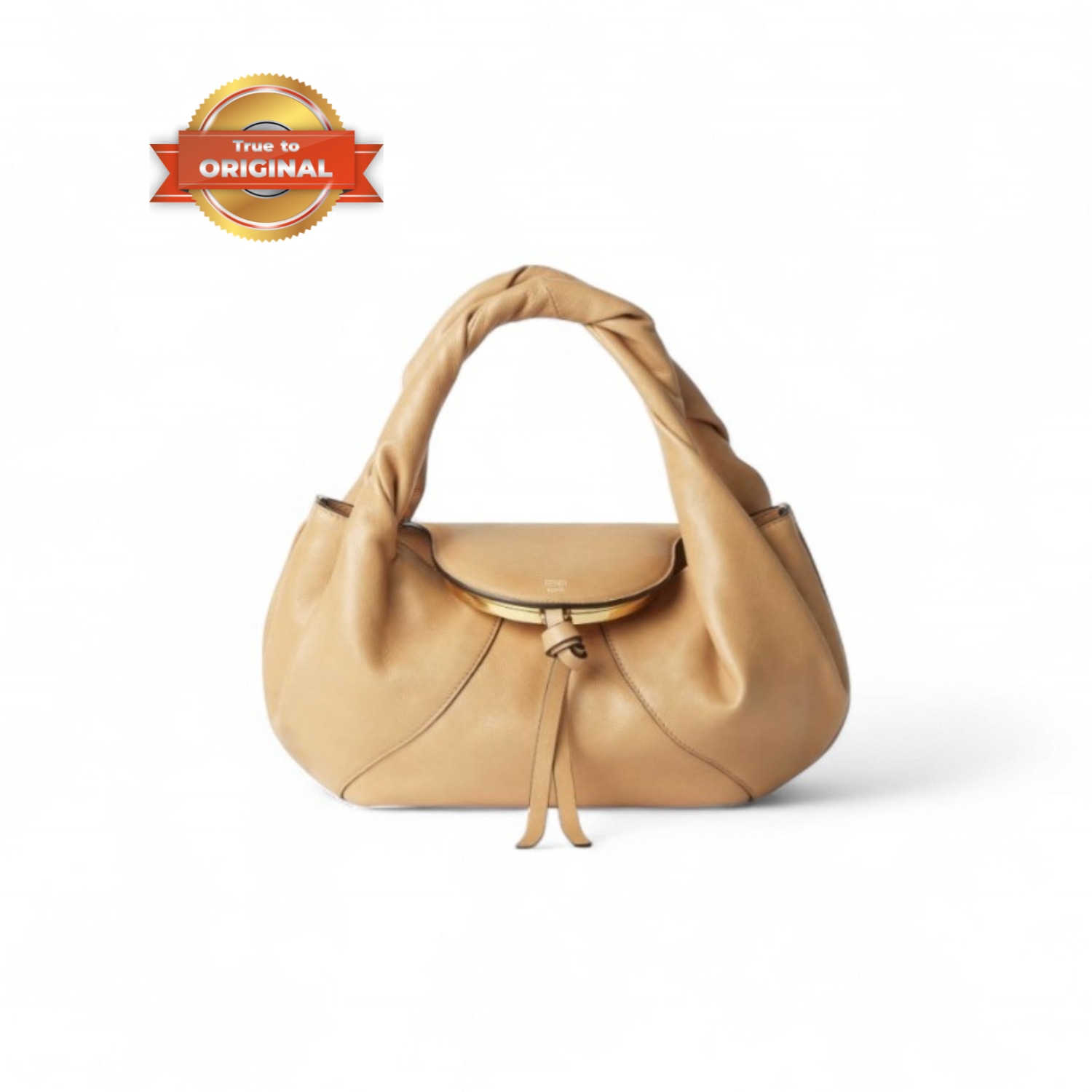 [True-to-ORIGINAL] F**di Spy Small Bag Beige For Women 12.6in/32cm 8BR838AYCTF1I73