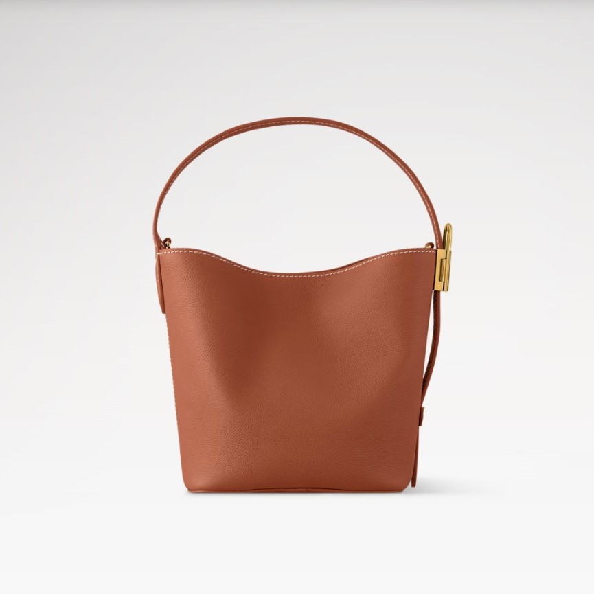 L0vis Vvtt0n Low Key All In BB Cognac For Women 6.3in/16cm M14416