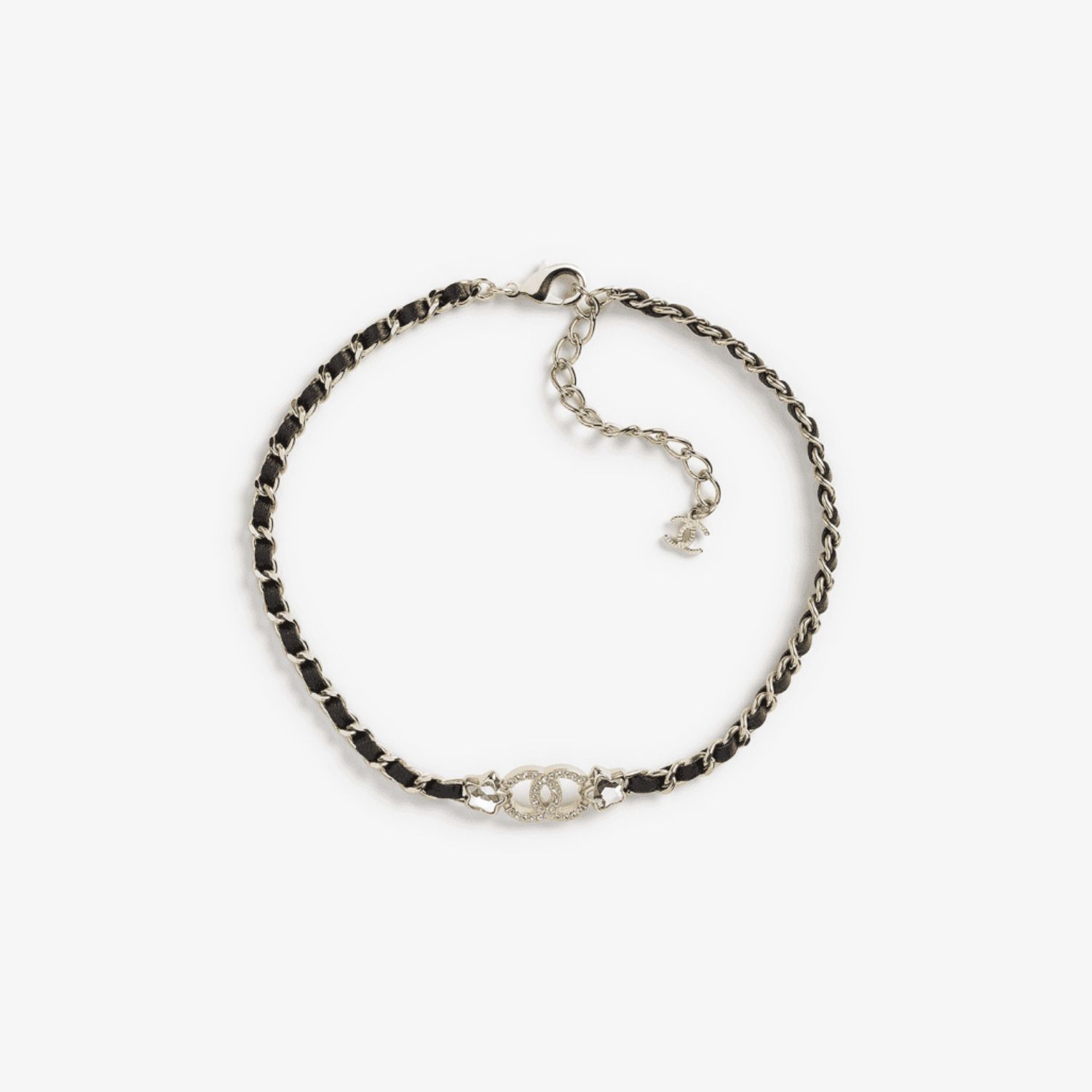 Ch**el Choker Gold Black & Crystal For Women – ABG276-B21852-U3435