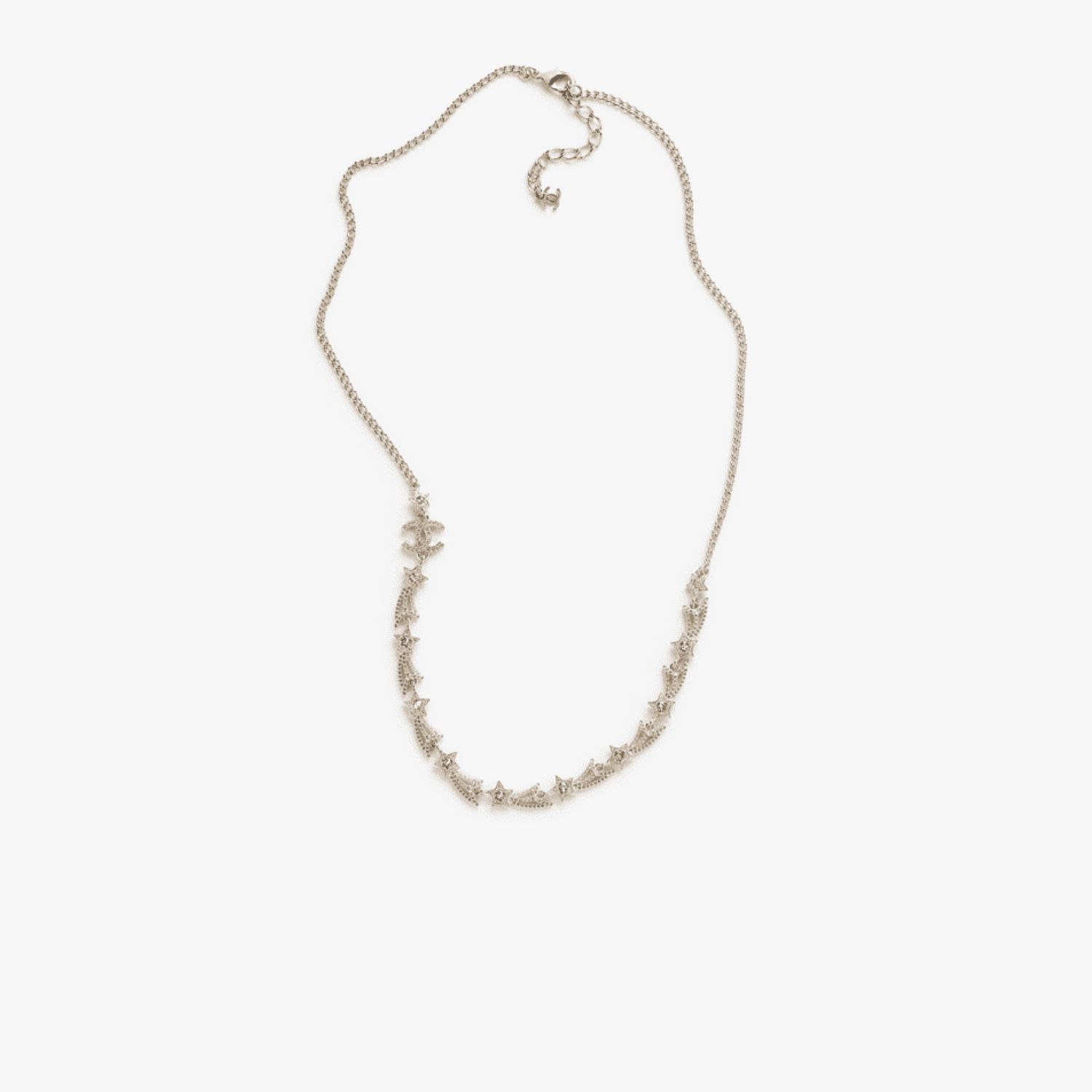 Ch**el Long Necklace Gold Crystal For Women – ABG295-B21819-U3377