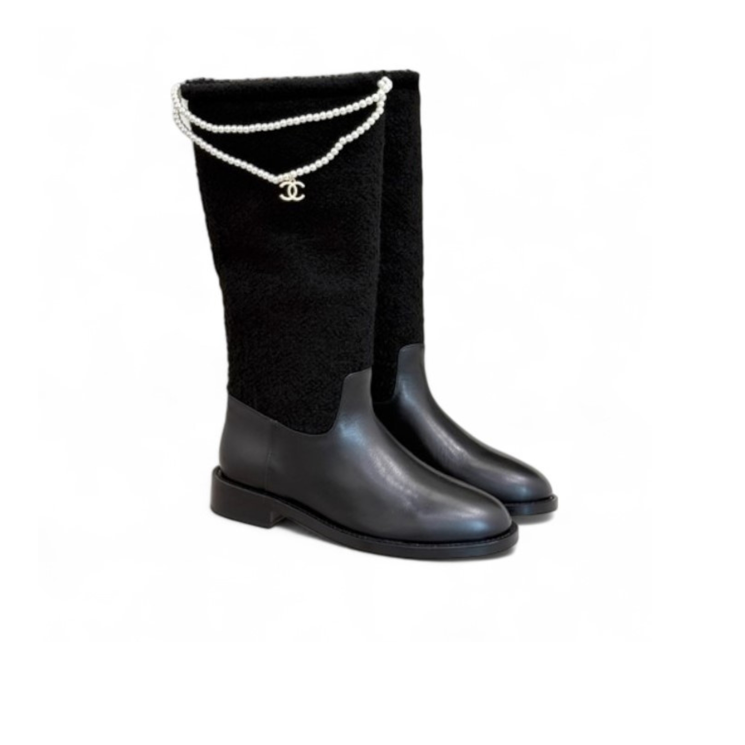 Ch**el High Boots Black For Women G46710 B21617 94305