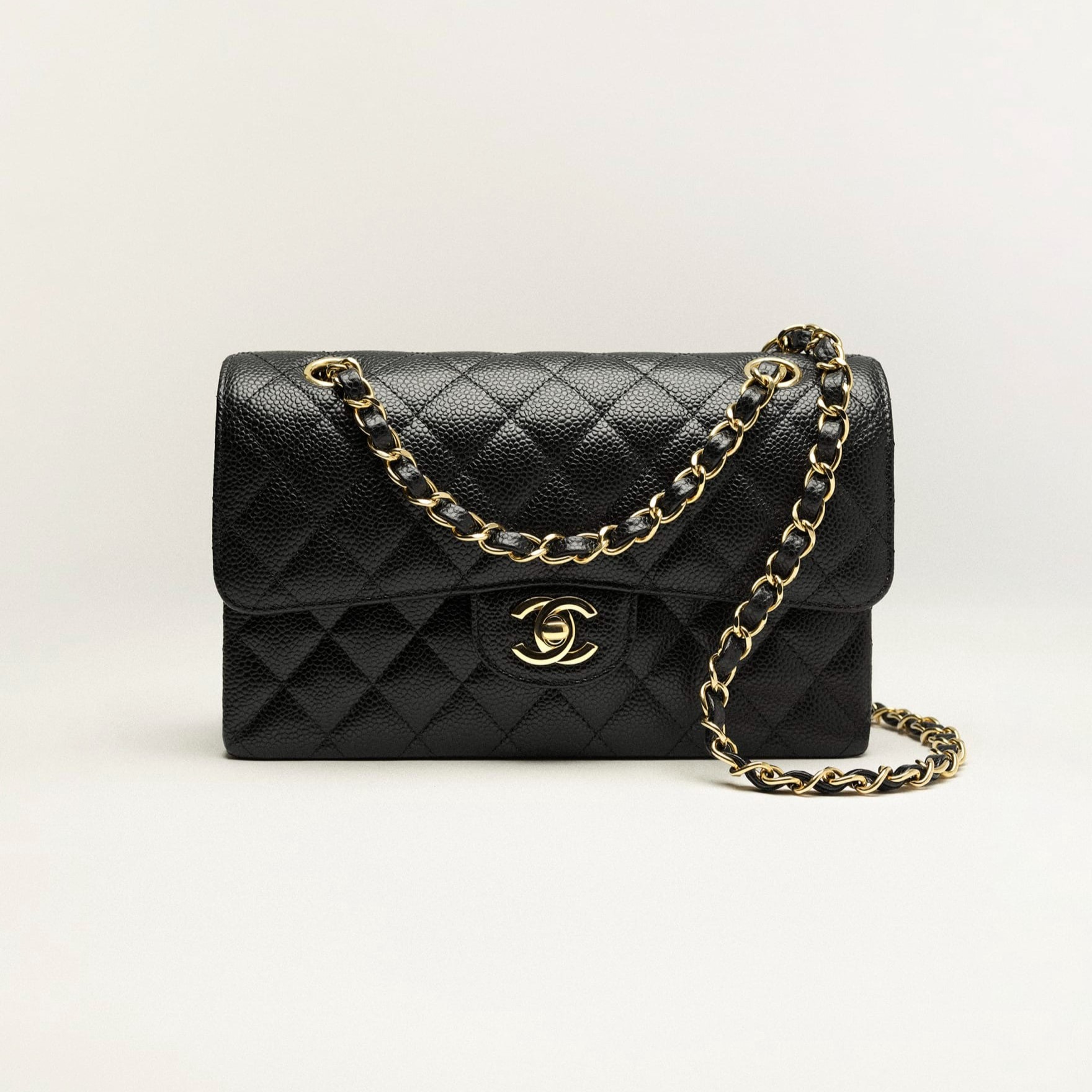 [True-to-ORIGINAL] Ch**el Small Classic Handbag Black For Women 23cm/9.1in A01113-Y01864-C3906