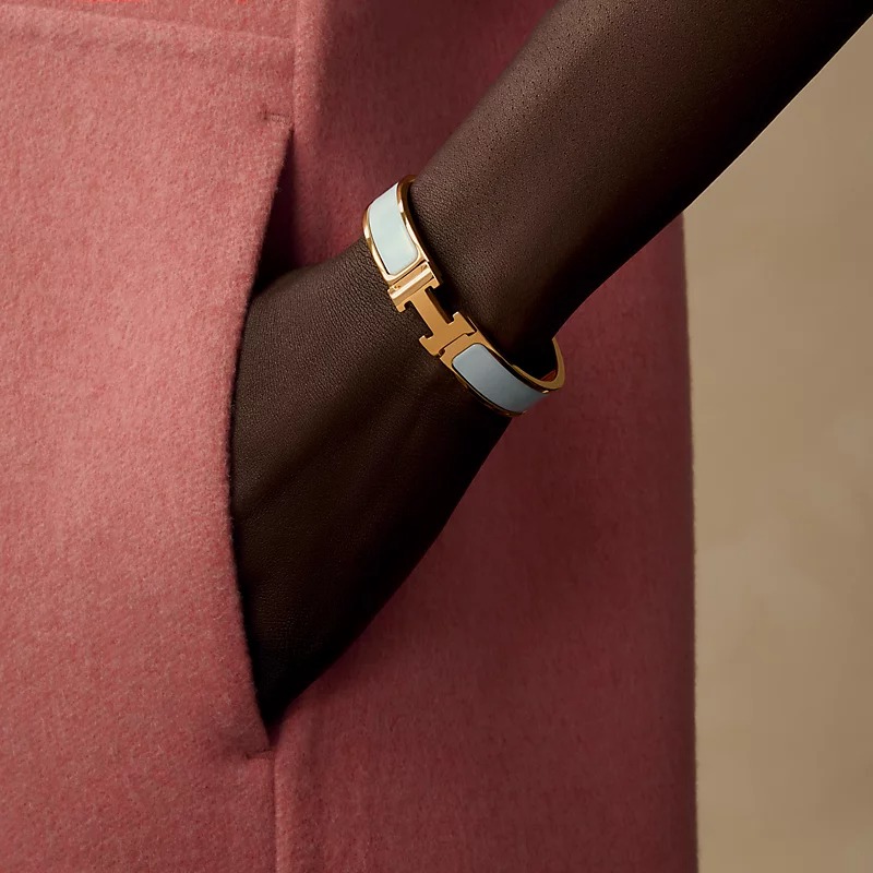 H**me5 Clic H Bracelet Bleu Polaire H700001F 8XPM