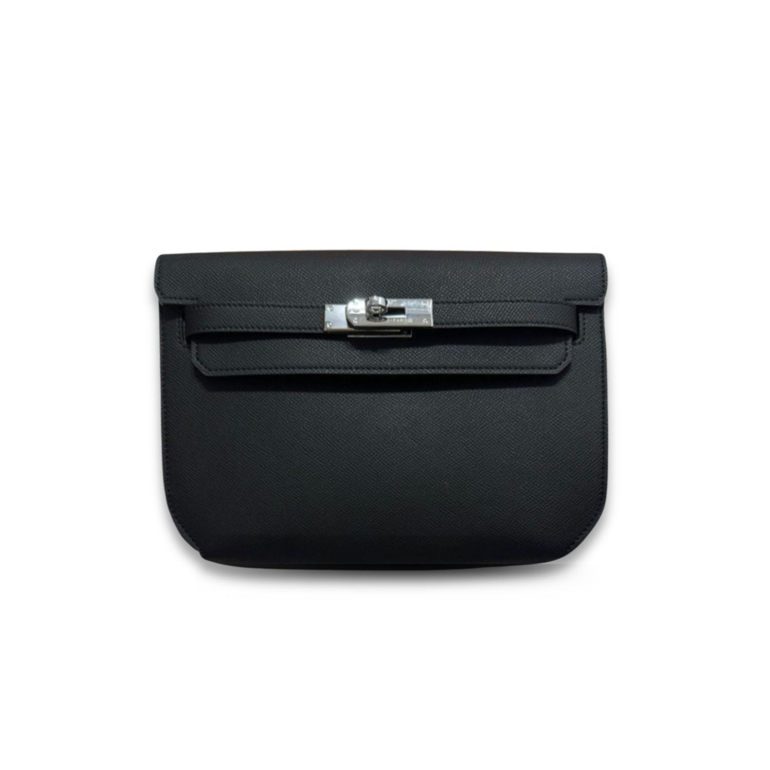 H**me5 Garden Kelly Depeches 25 Pouch Silver Hardware Black For Men – 25.4cm/10in