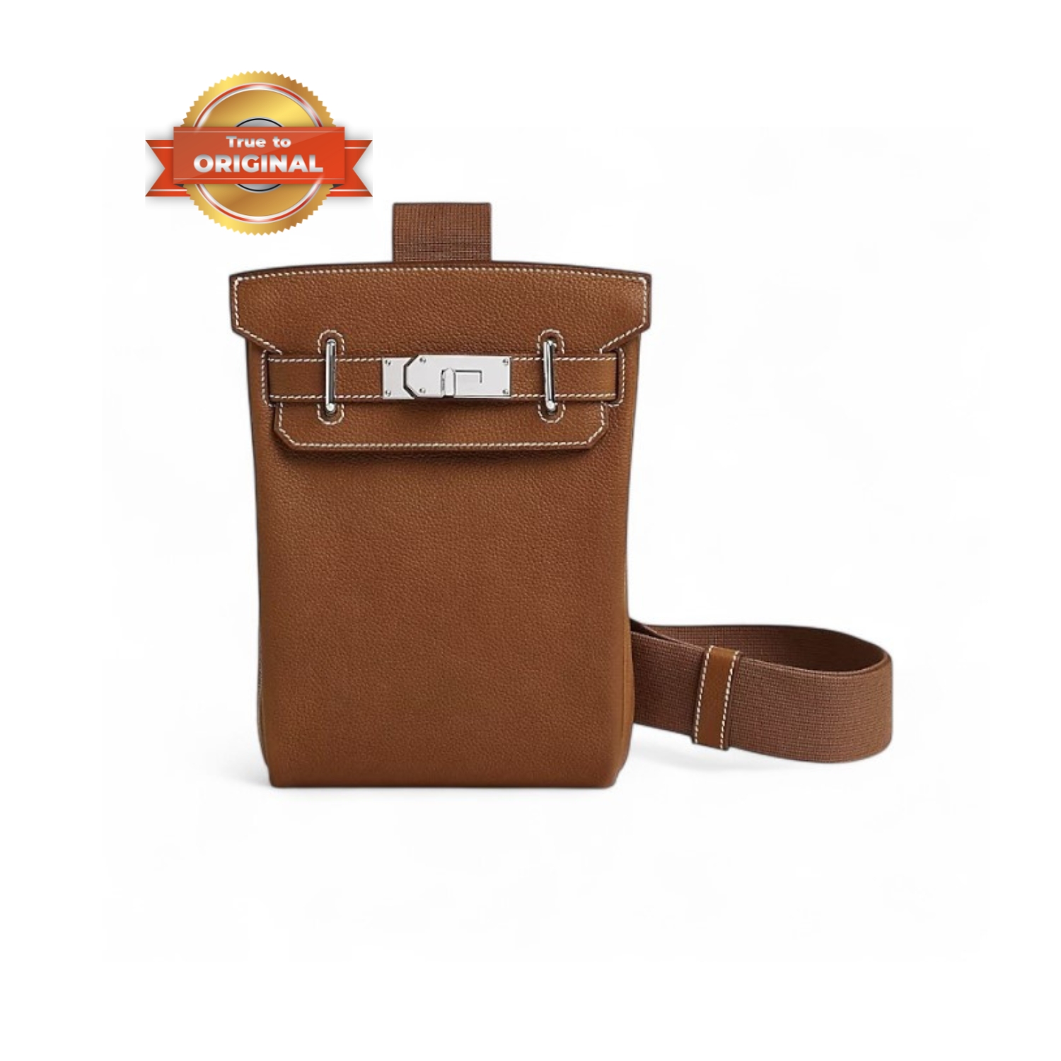 [True-to-ORIGINAL] H**me5 Hac A Dos PM Backpack Fauve For Men 7.1in/18cm H083847CK34