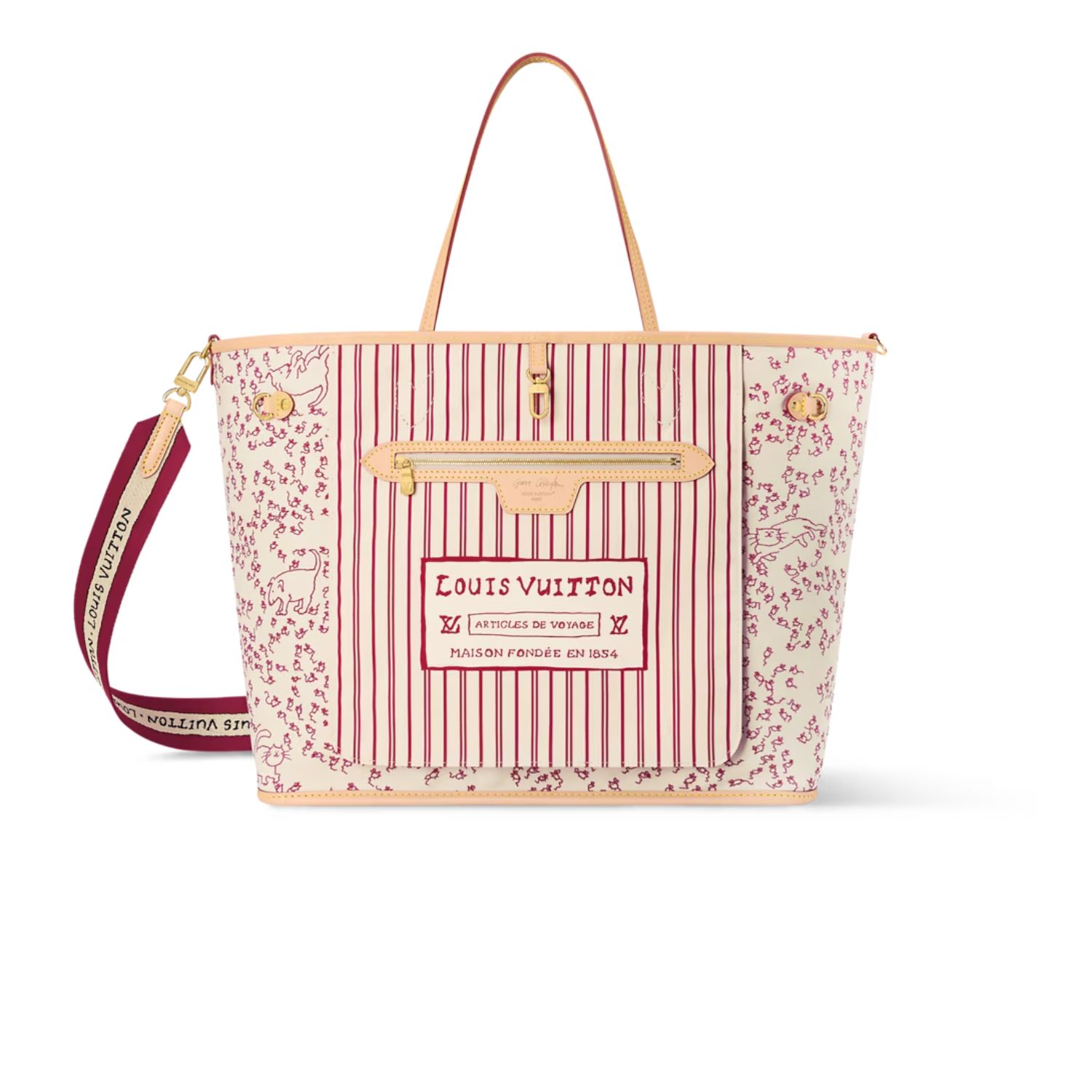 L0vis Vvtt0n Neverfull Inside Out GM Monogram Beige For Women 39cm/15.4 – M15124