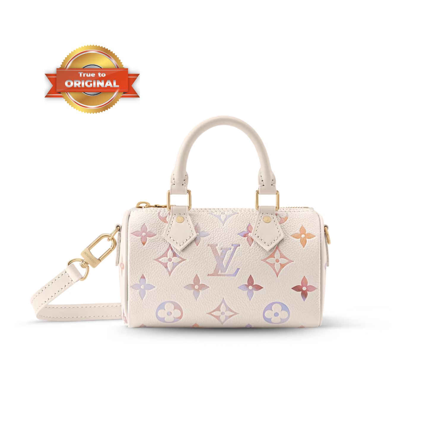 [True-to-ORIGINAL] L0vis Vvtt0n Nano Speedy Bag Dream Cream For Women 16cm/6.3in – M25591