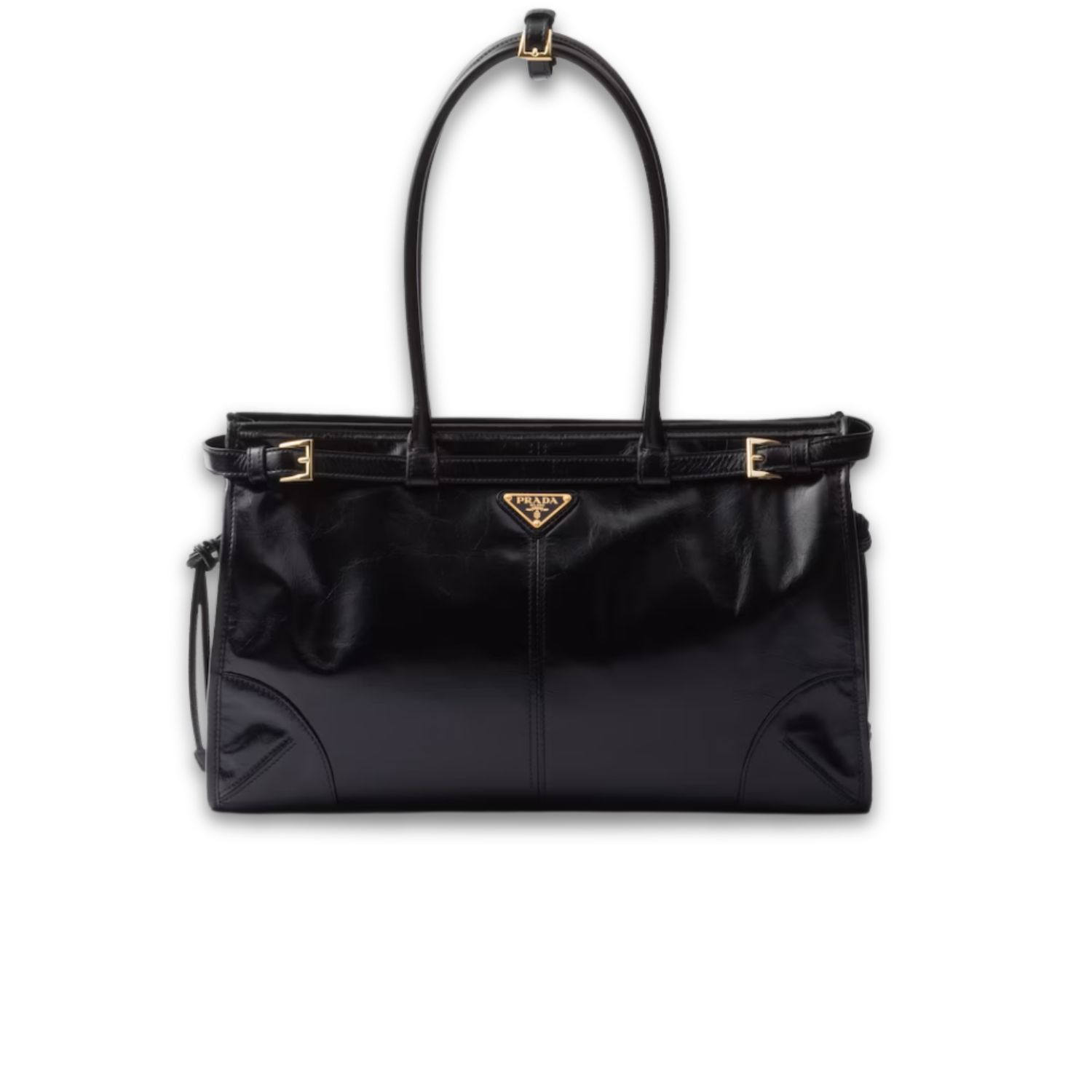 Pra*a Bonnie Large Handbag Bag Black 38cm/15in – 1BA433_2CYR_F0002_V_MOO