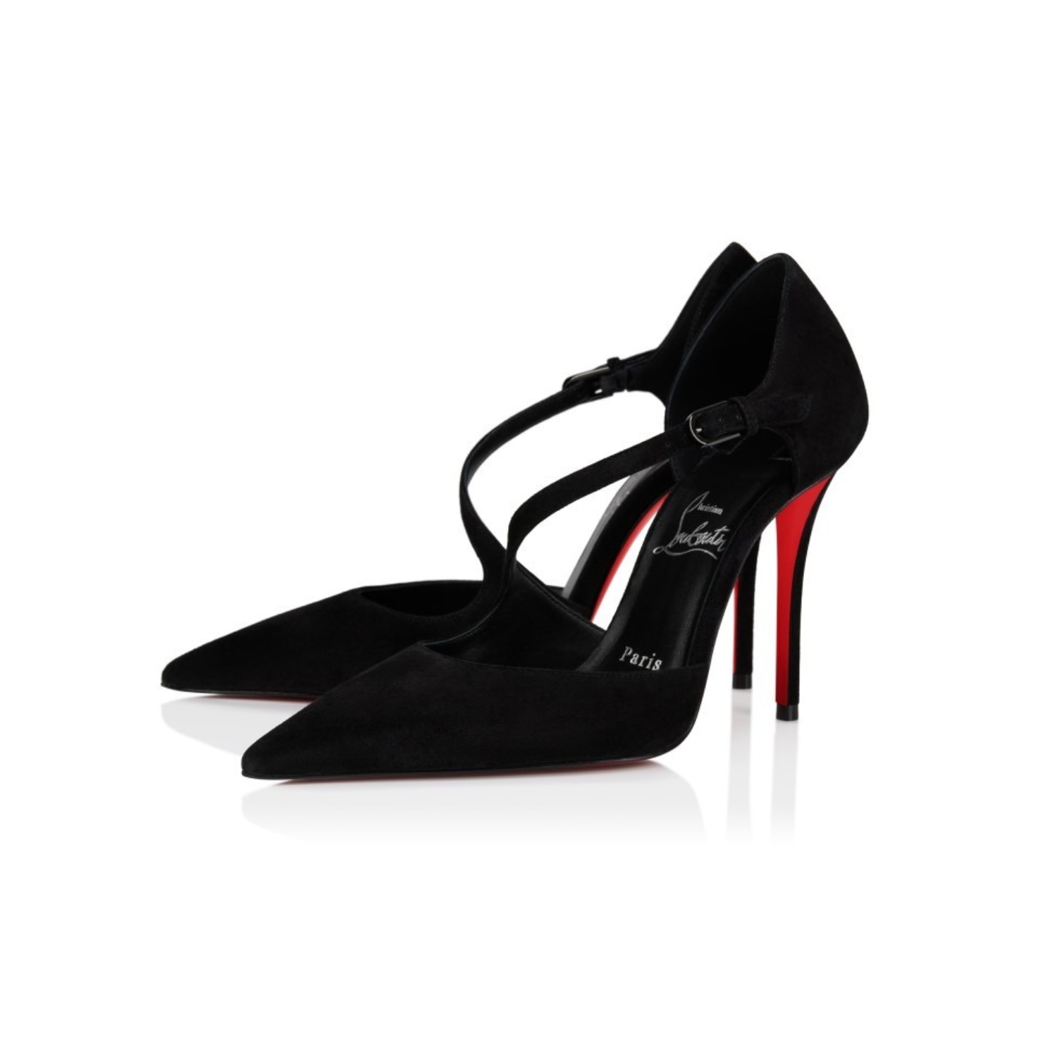 Chr1st1an Louboutin Miss Ziggyta Pumps Black For Women 100mm 3250637BK01