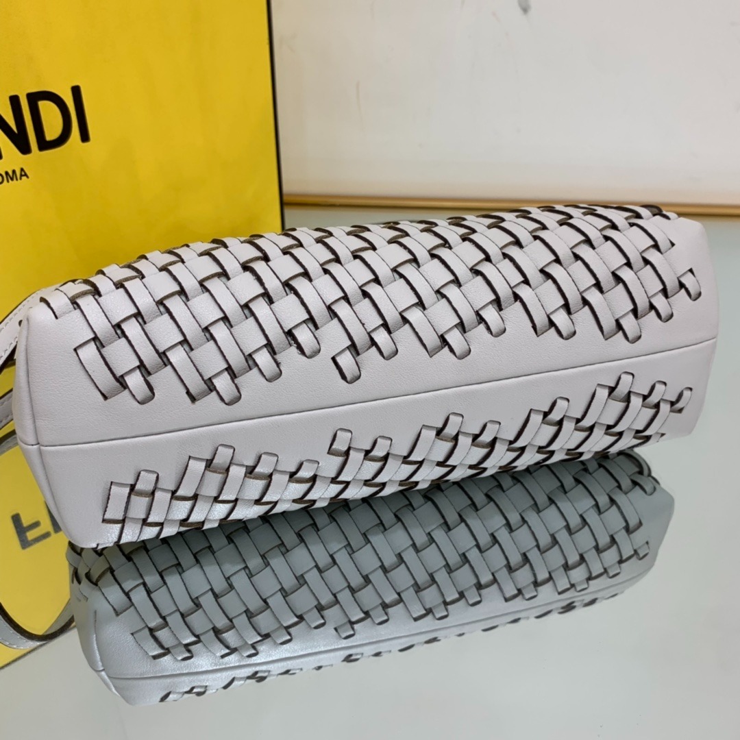 [True-to-ORIGINAL] F**di First Small Bag Grey For Women 10.2in/26cm