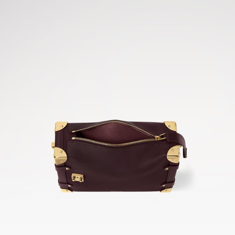 [True-to-ORIGINAL] L0vis Vvtt0n Side Trunk MM Wine Red For Women 23.5cm/9.3in M25669