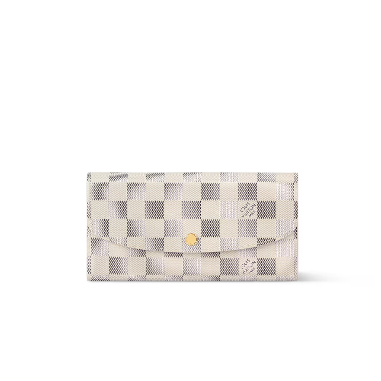 L0vis Vvtt0n Emilie Wallet Damier Azur Canvas For Women 7.5in/19cm N41625
