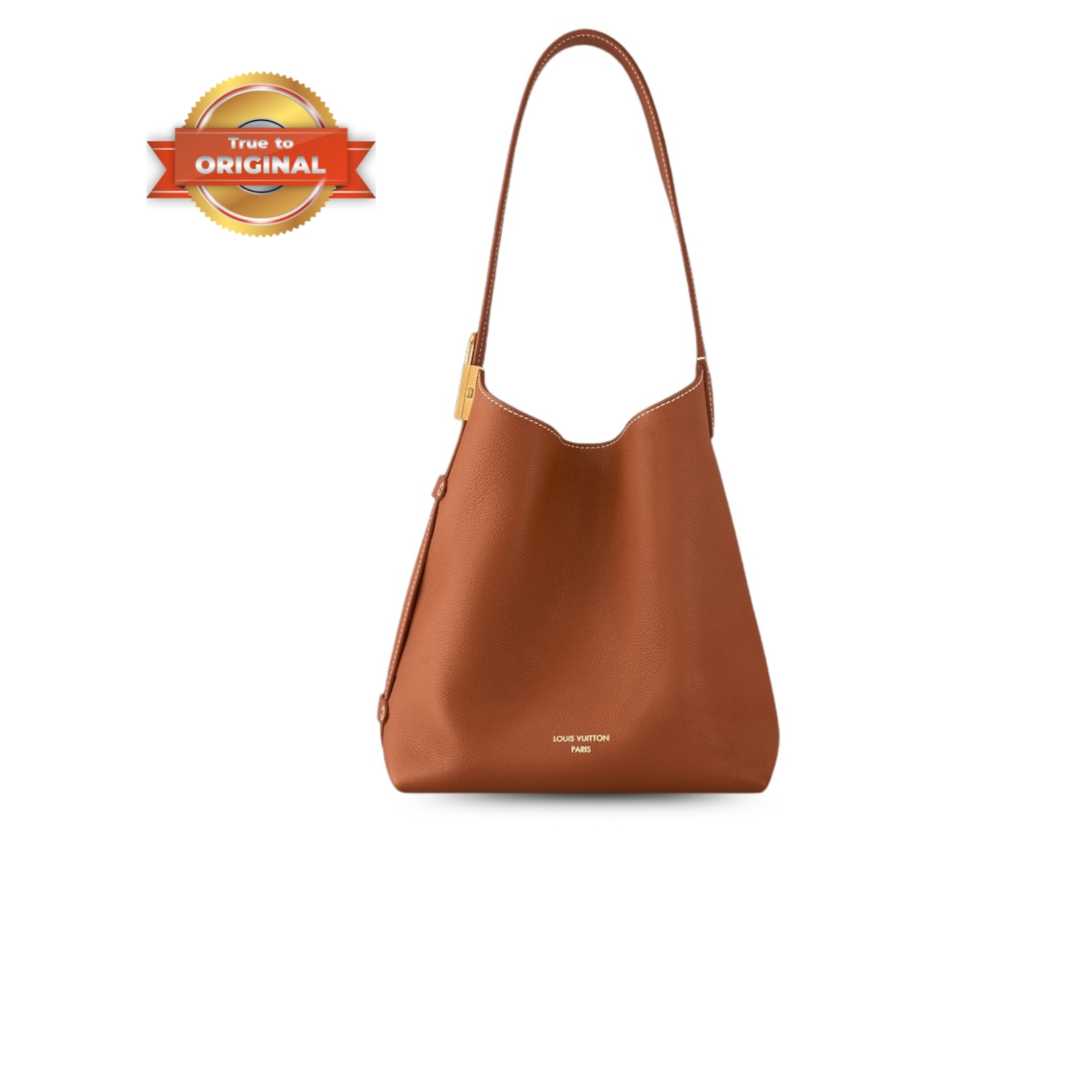 [True-to-ORIGINAL] L0vis Vvtt0n Low Key Hobo PM Cognac For Women 11in/28cm M25354
